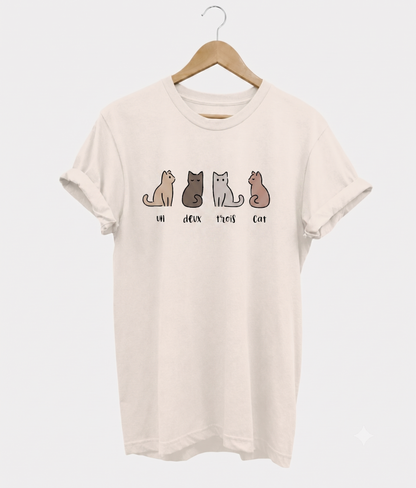 Un Deux Trois Cat With Color