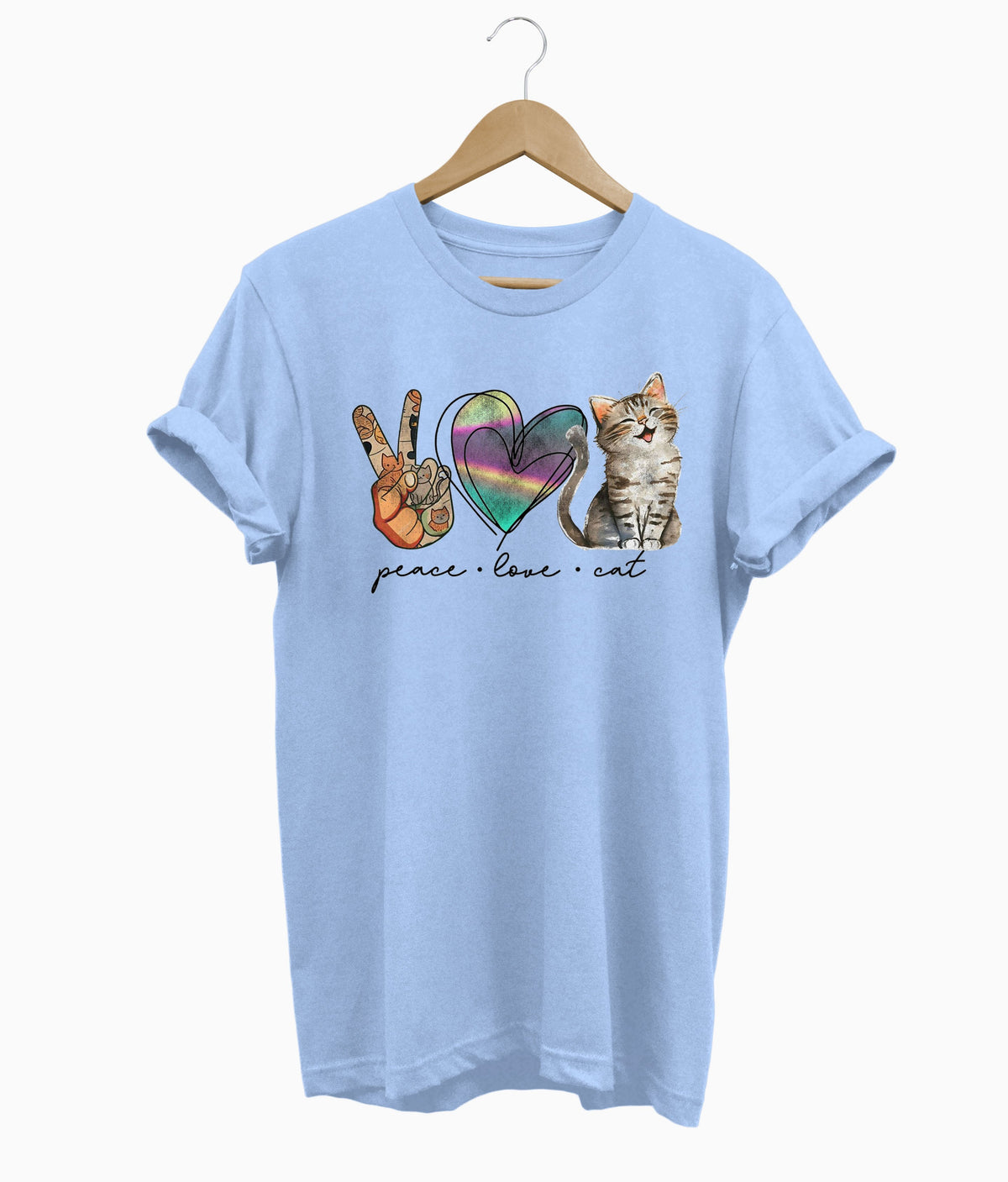 Peace Love Cat
